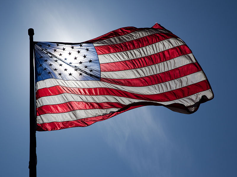 Backlit Flag