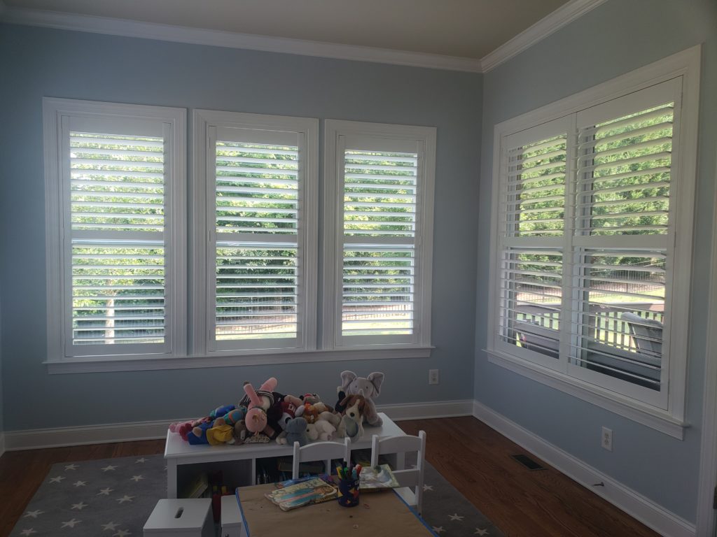 Shutters in kids room